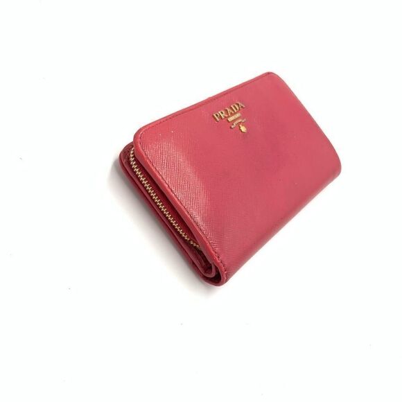 💥AUTHENTIC💥 Prada Saffiano Leather Wallet Pink - Picture 3 of 9